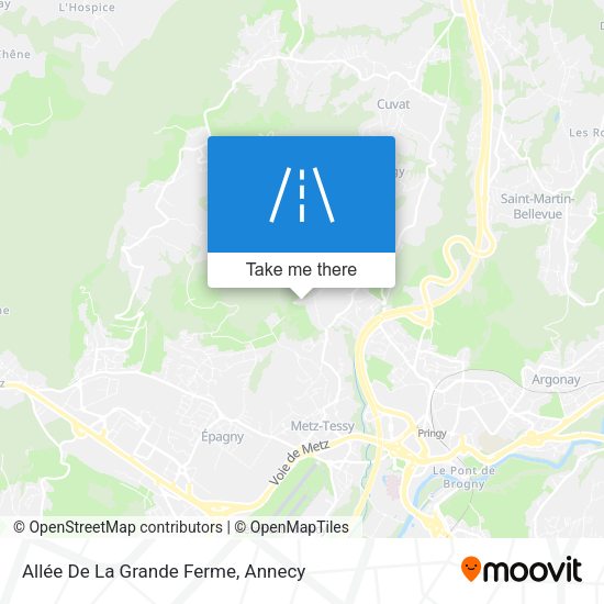 Allée De La Grande Ferme map