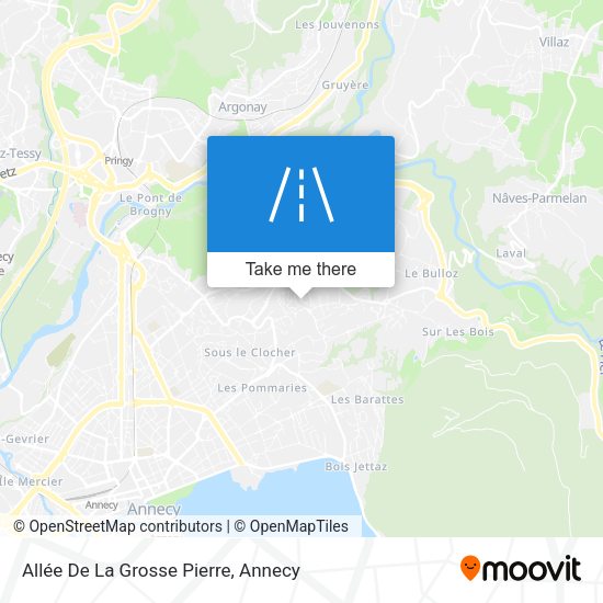 Allée De La Grosse Pierre map