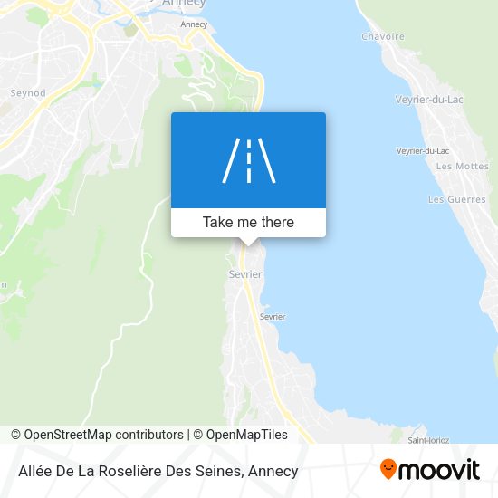 Allée De La Roselière Des Seines map