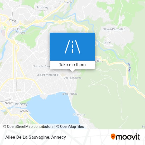 Allée De La Sauvagine map