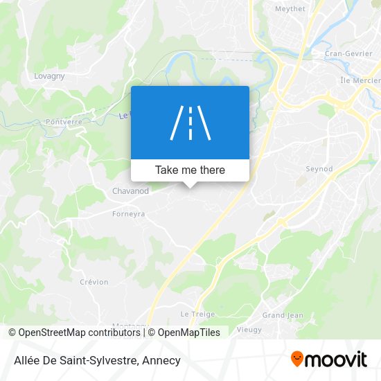 Allée De Saint-Sylvestre map