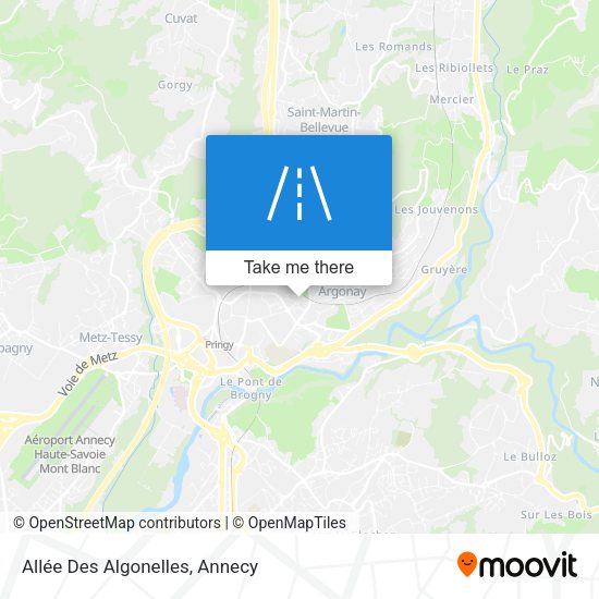 Allée Des Algonelles map
