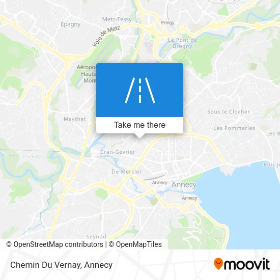 Chemin Du Vernay map