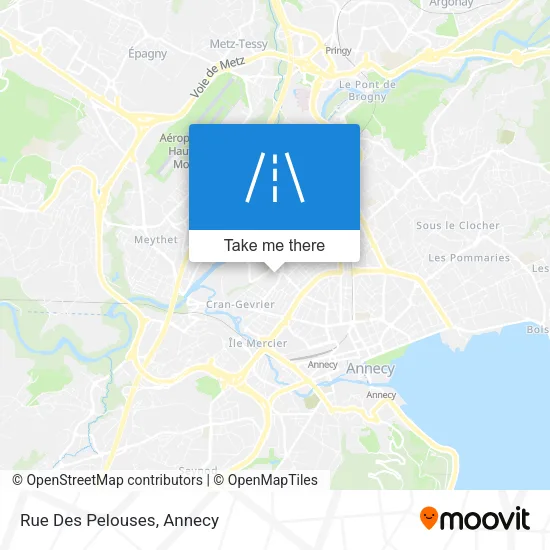 Rue Des Pelouses map