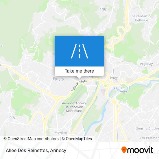 Allée Des Reinettes map