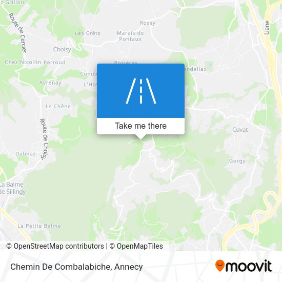 Chemin De Combalabiche map