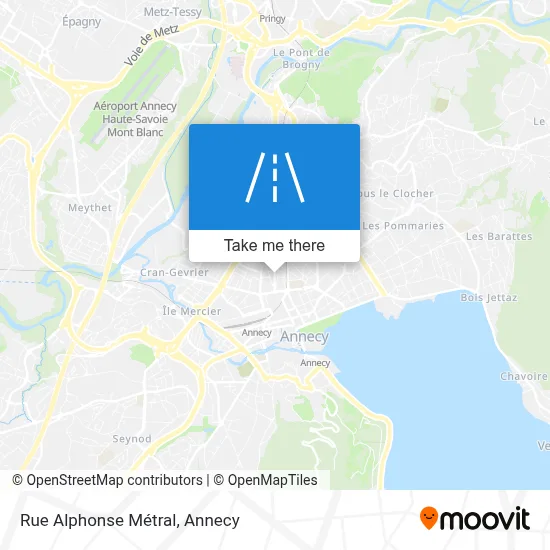 Rue Alphonse Métral map