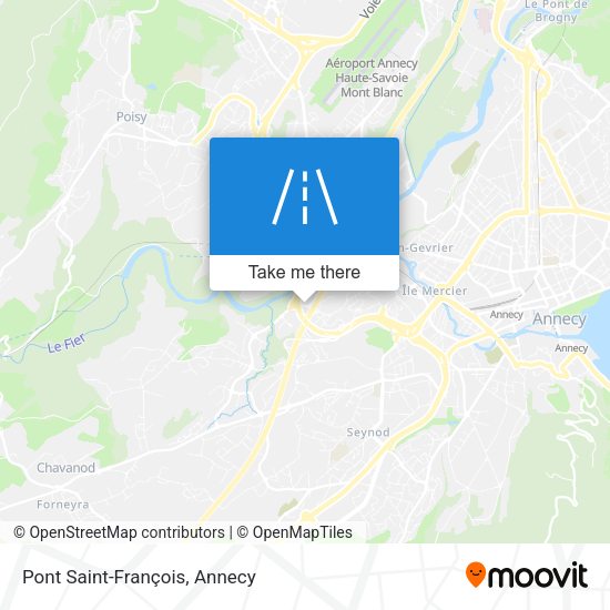 Pont Saint-François map