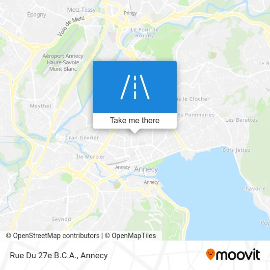 Rue Du 27e B.C.A. map