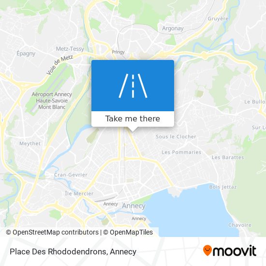 Place Des Rhododendrons map