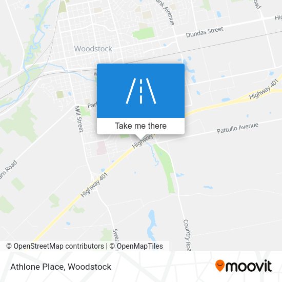 Athlone Place map