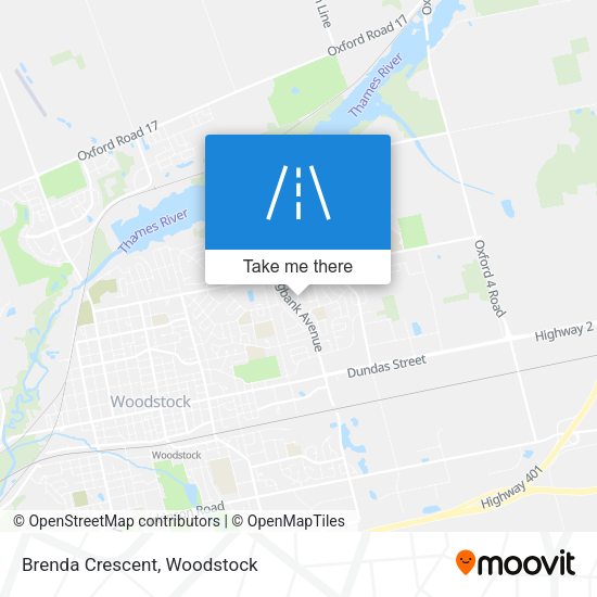 Brenda Crescent map
