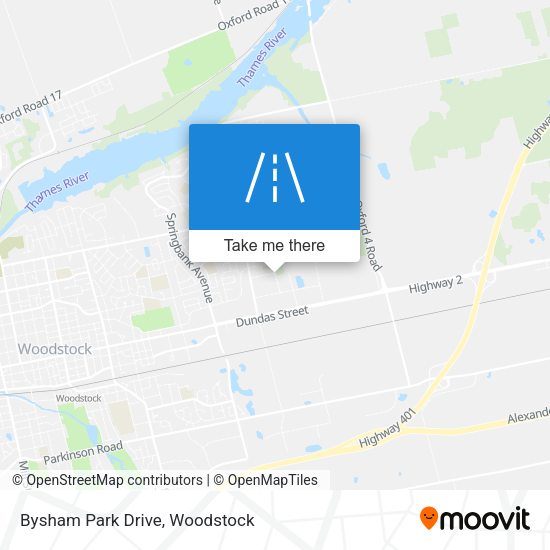 Bysham Park Drive map