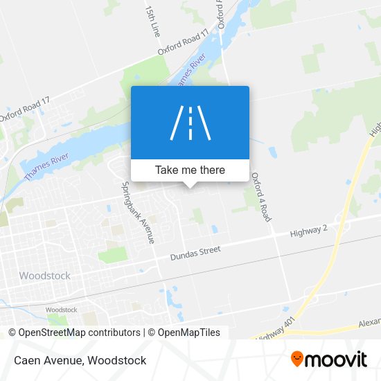 Caen Avenue plan