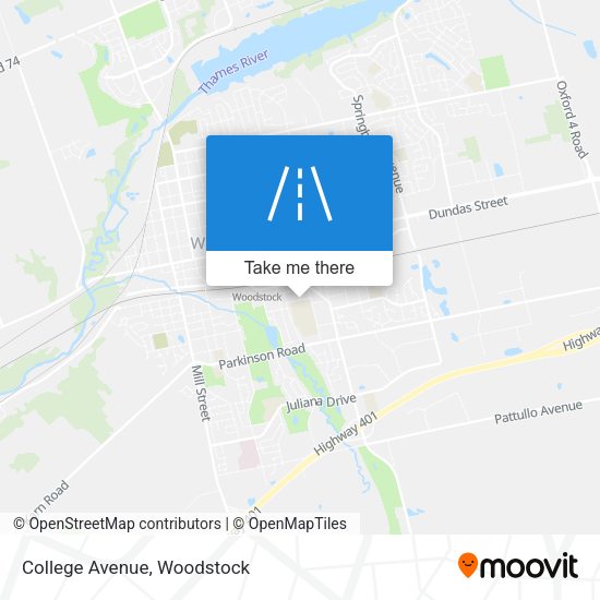 College Avenue plan