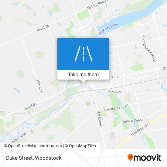 Duke Street map