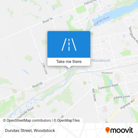 Dundas Street map