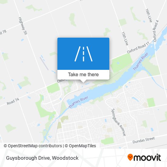 Guysborough Drive map