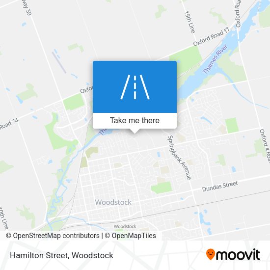 Hamilton Street map