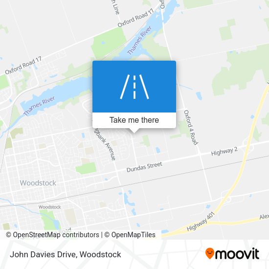 John Davies Drive map