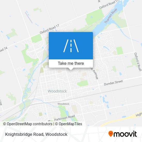 Knightsbridge Road plan