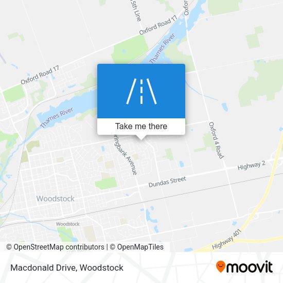 Macdonald Drive map