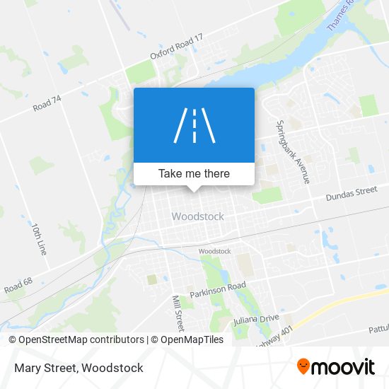 Mary Street map