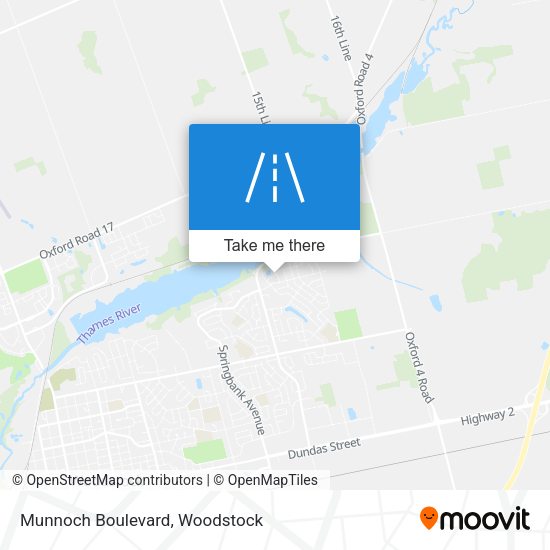 Munnoch Boulevard map