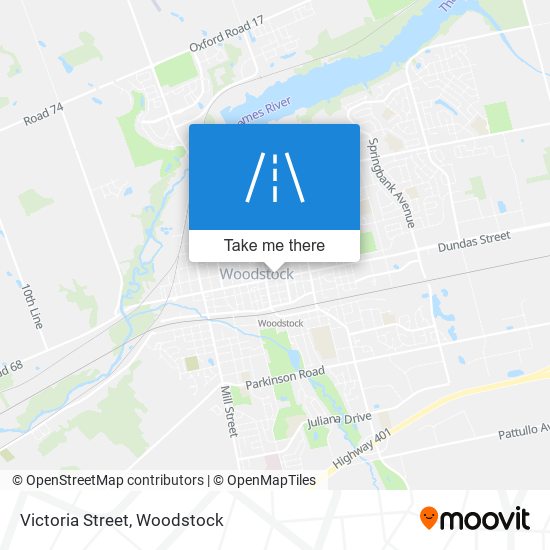 Victoria Street map