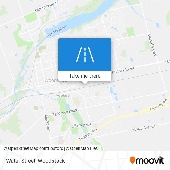 Water Street map