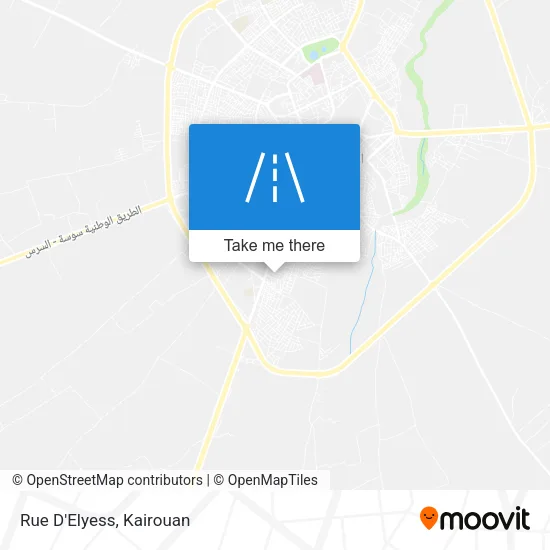 Rue D'Elyess map