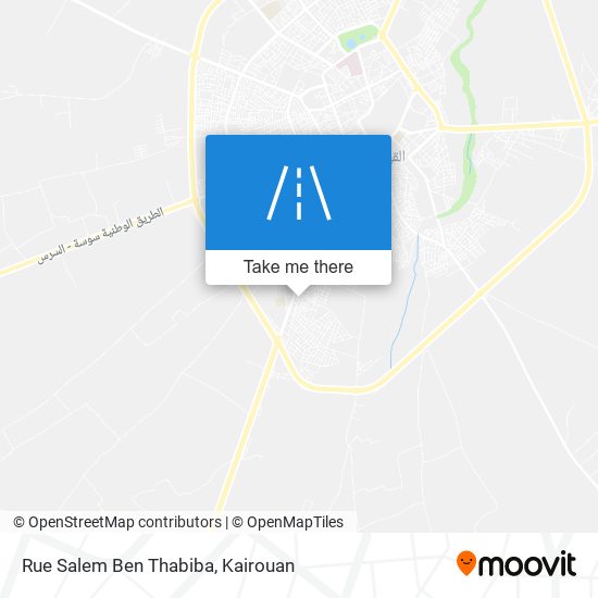 Rue Salem Ben Thabiba map