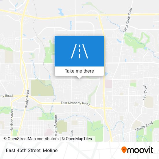 Mapa de East 46th Street