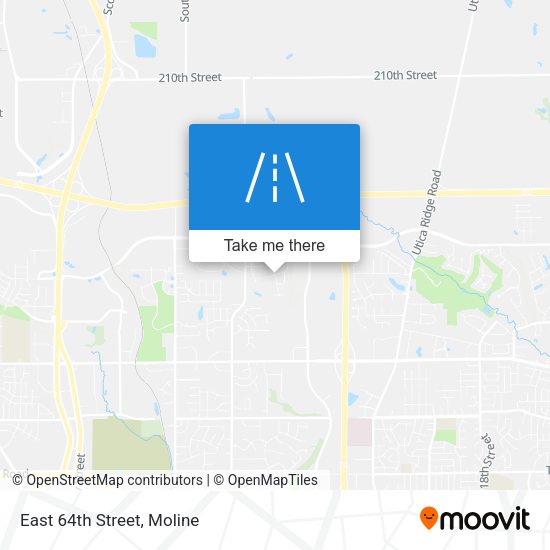 Mapa de East 64th Street