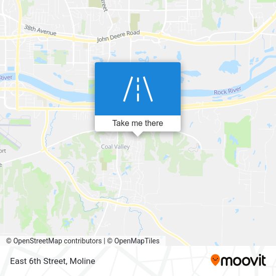 Mapa de East 6th Street