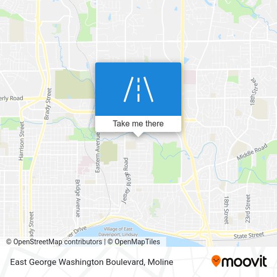 Mapa de East George Washington Boulevard