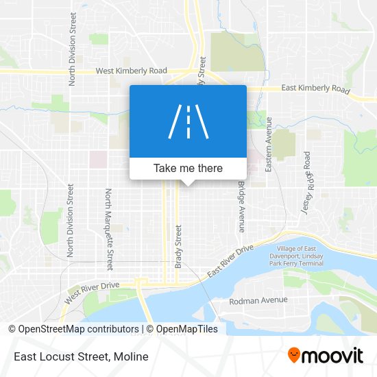 Mapa de East Locust Street