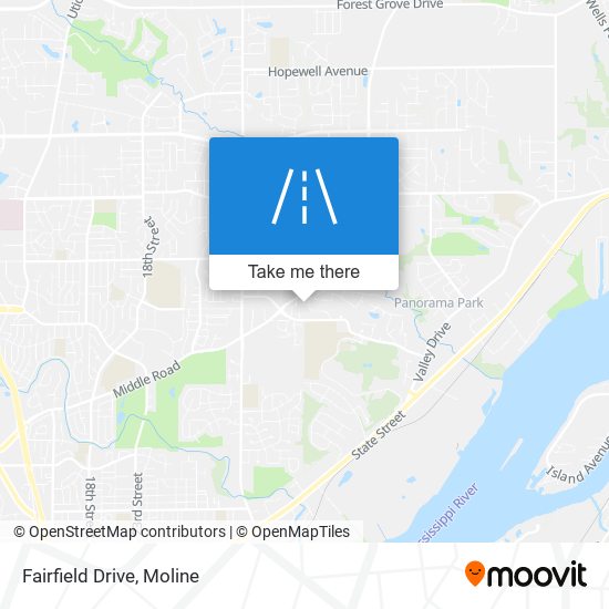 Fairfield Drive map