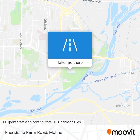 Mapa de Friendship Farm Road
