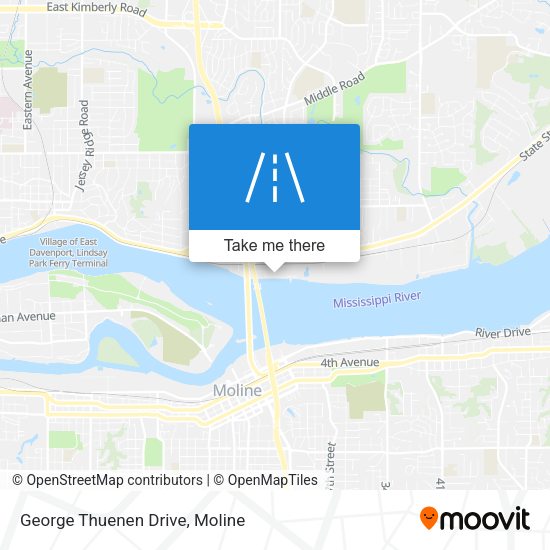 Mapa de George Thuenen Drive