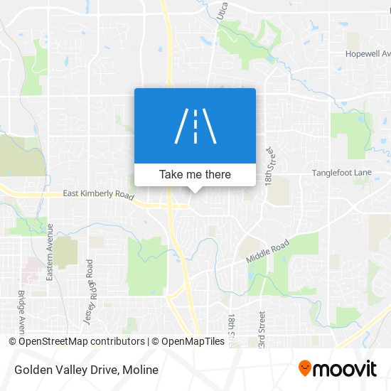 Golden Valley Drive map