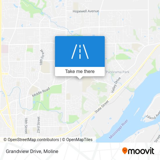 Grandview Drive map