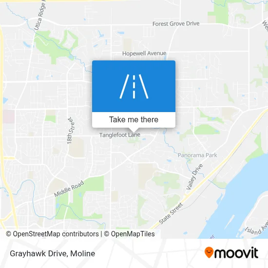 Grayhawk Drive map