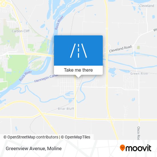 Mapa de Greenview Avenue