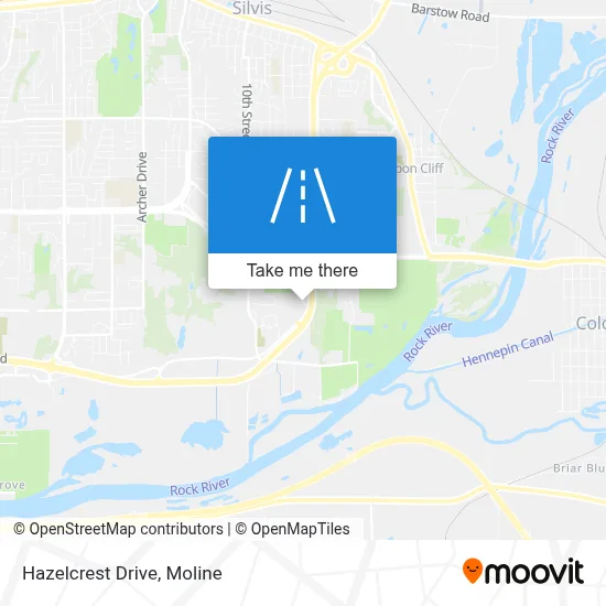 Hazelcrest Drive map