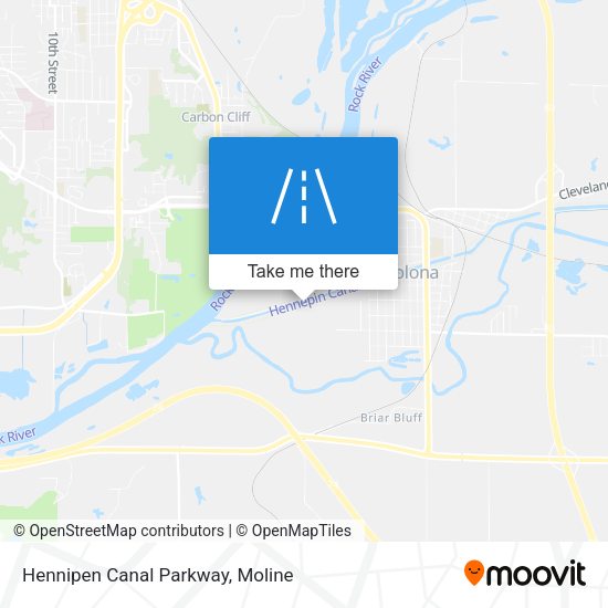 Hennipen Canal Parkway map