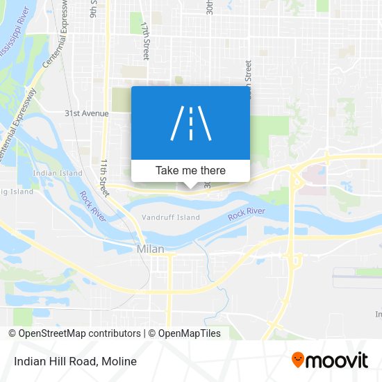 Mapa de Indian Hill Road