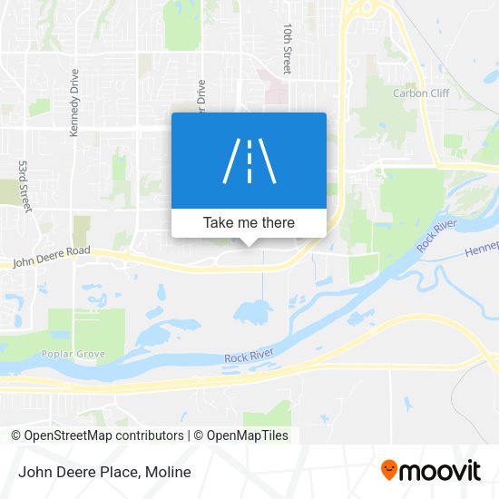 Mapa de John Deere Place