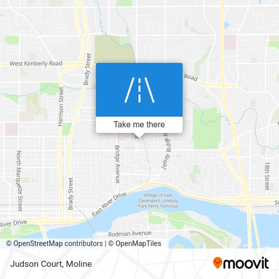 Mapa de Judson Court