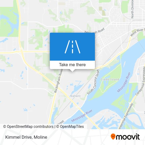 Mapa de Kimmel Drive